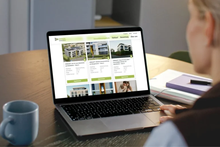Online-Schaltung auf der Webseite